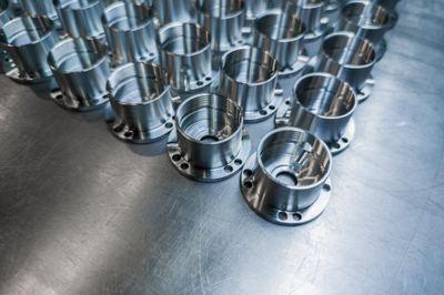Precision CNC machined metal components